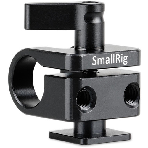 SmallRig 1597 15mm Rod Clamp with Cold Shoe