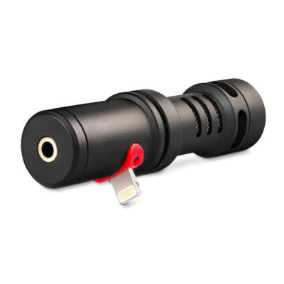 De RØDE VideoMic Me-L is een compacte lichtgewicht microfoon voor kristal heldere geluidsopnames speciaal voor iPhone en iPad