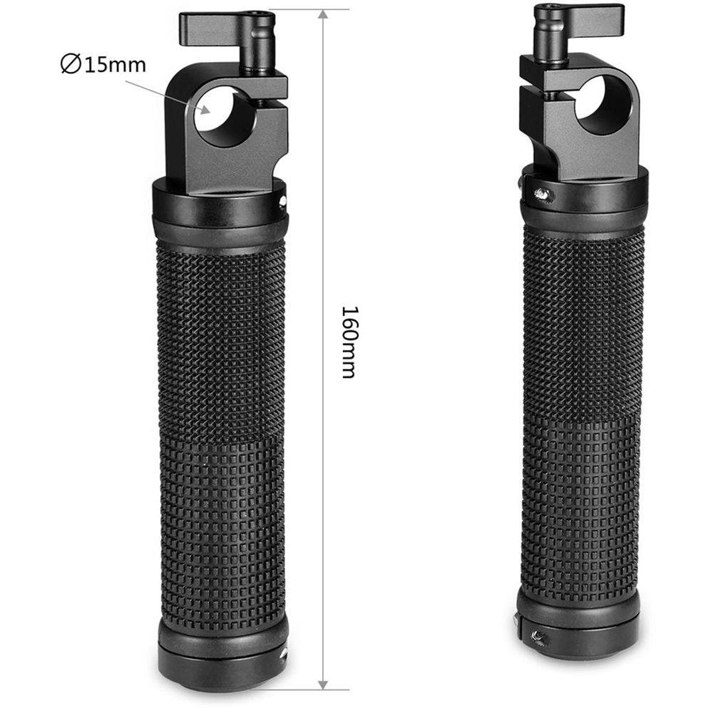 SmallRig 1626 Black Basic Handle V2 with 15mm Rod Clamp