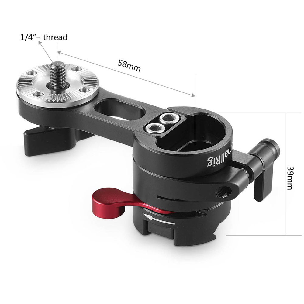 SmallRig 1583 EVF Mount with NATO Clamp and Arri Rosette