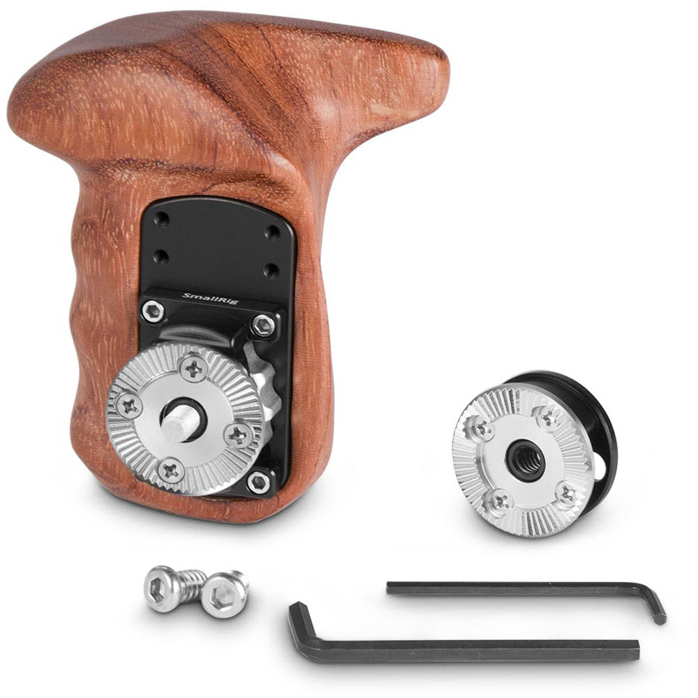 SmallRig 2083 Right Side Wooden Grip w/ Arri Bolt-On Mount
