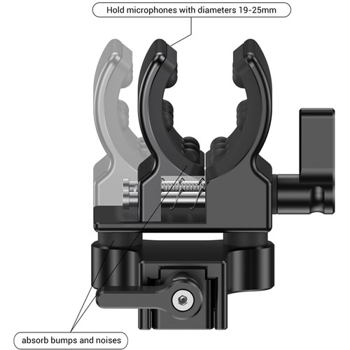 SmallRig 2351 Shotgun Microphone Holder (NATO Clamp)