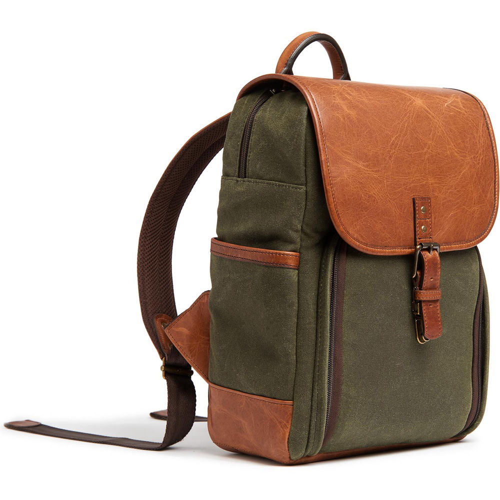 ONA Monterey Backpack Olive / Antique Cognac