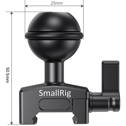 SmallRig 2133 Ballhead with NATO Clamp