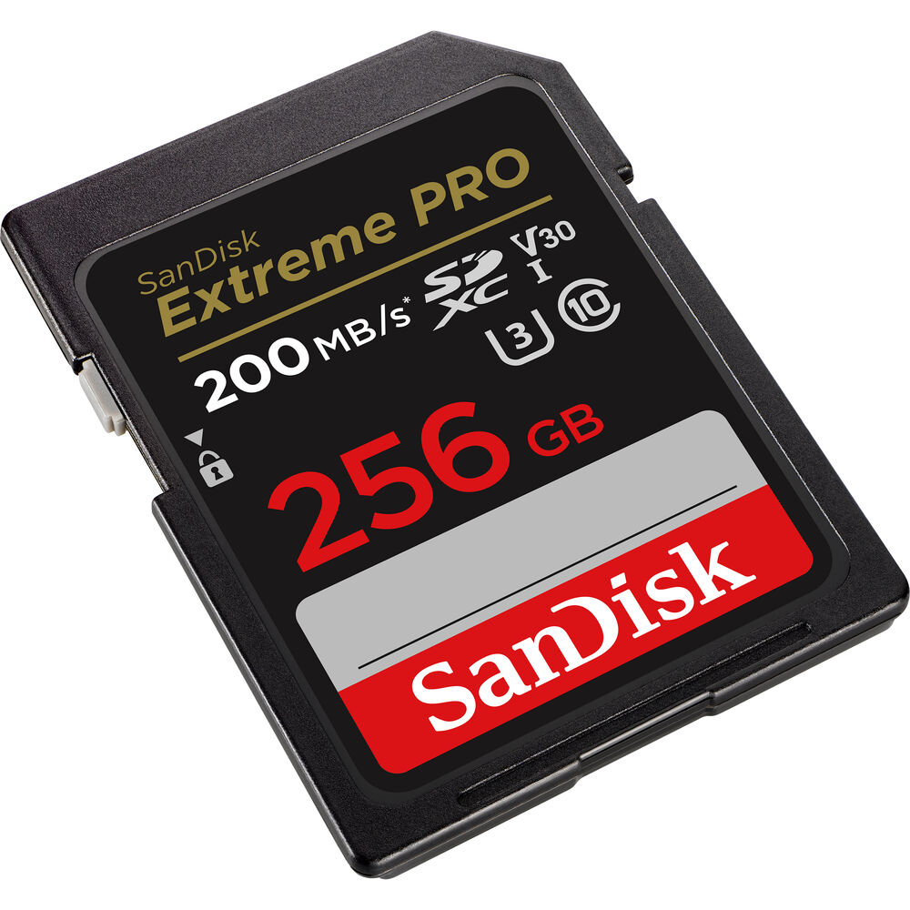SanDisk SDXC Extreme Pro 256GB 200mb/s