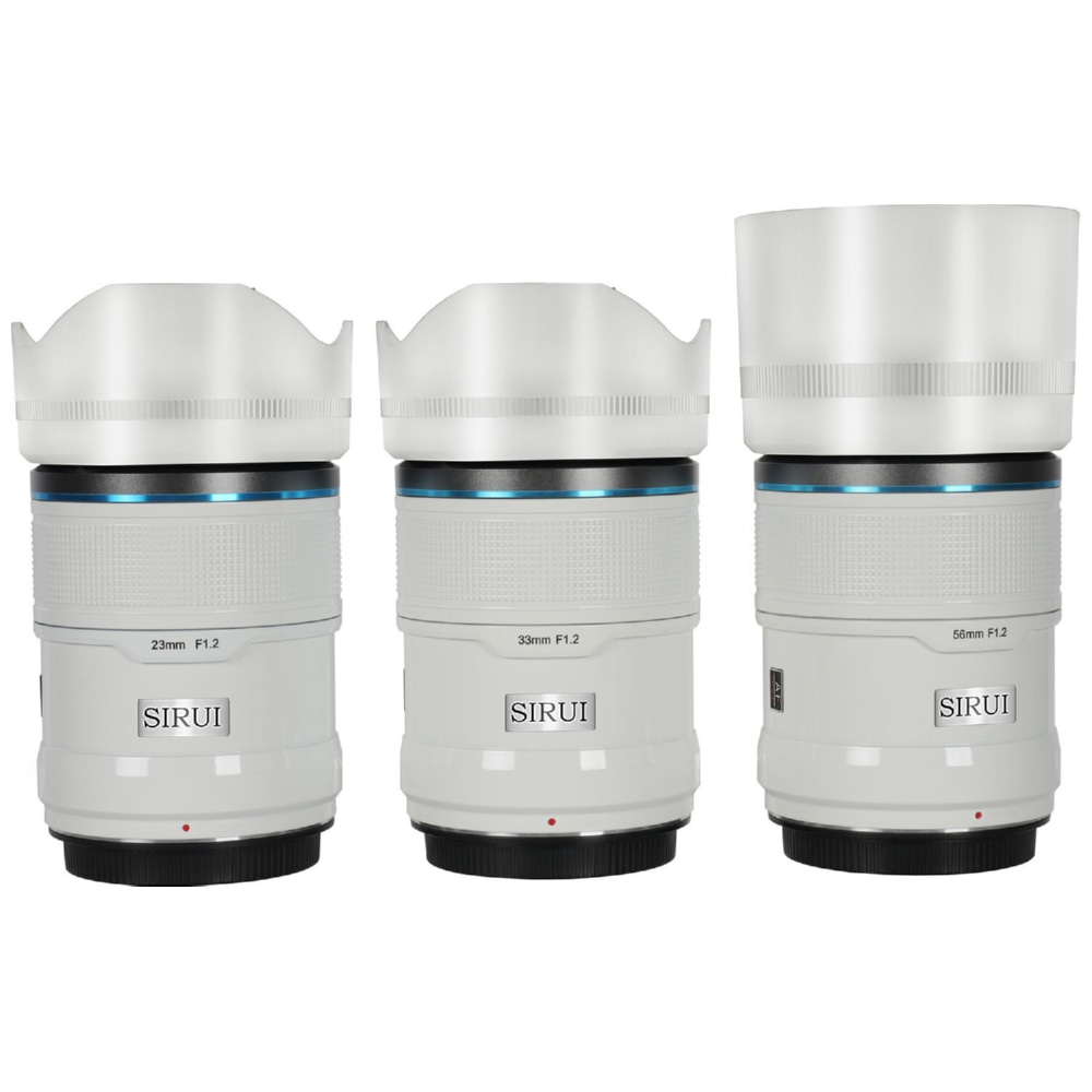 Sirui Sniper 23+33+56mm f/1.2 APS-C AF Lens Kit E-Mount Wit