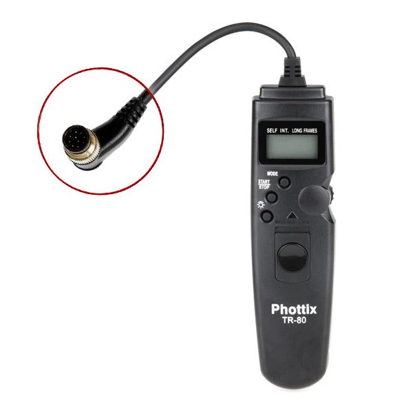 Phottix Digitale Timer voor Nikon WRC-N8 (TR-80)