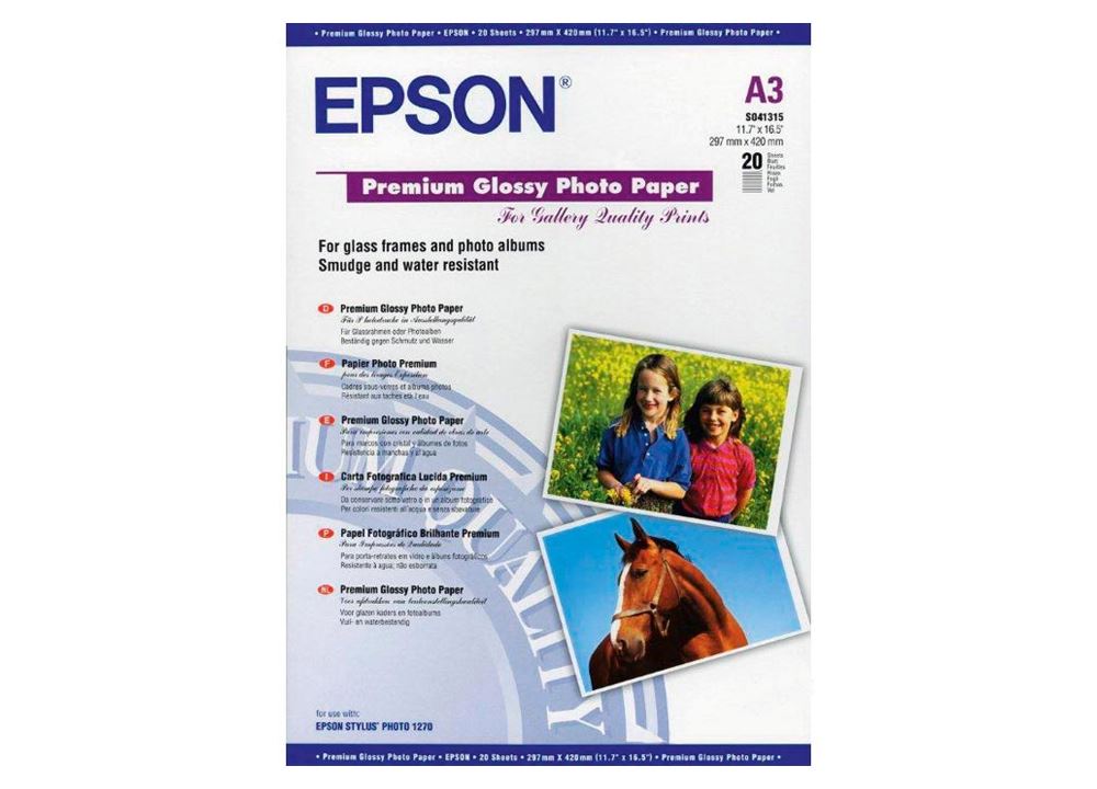 Epson Premium Glossy A3 Photo Paper 255G 20Vel epson kopen in de aanbieding Epson Premium Glossy A3 Photo Paper 255G 20Vel epson kopen in de aanbieding