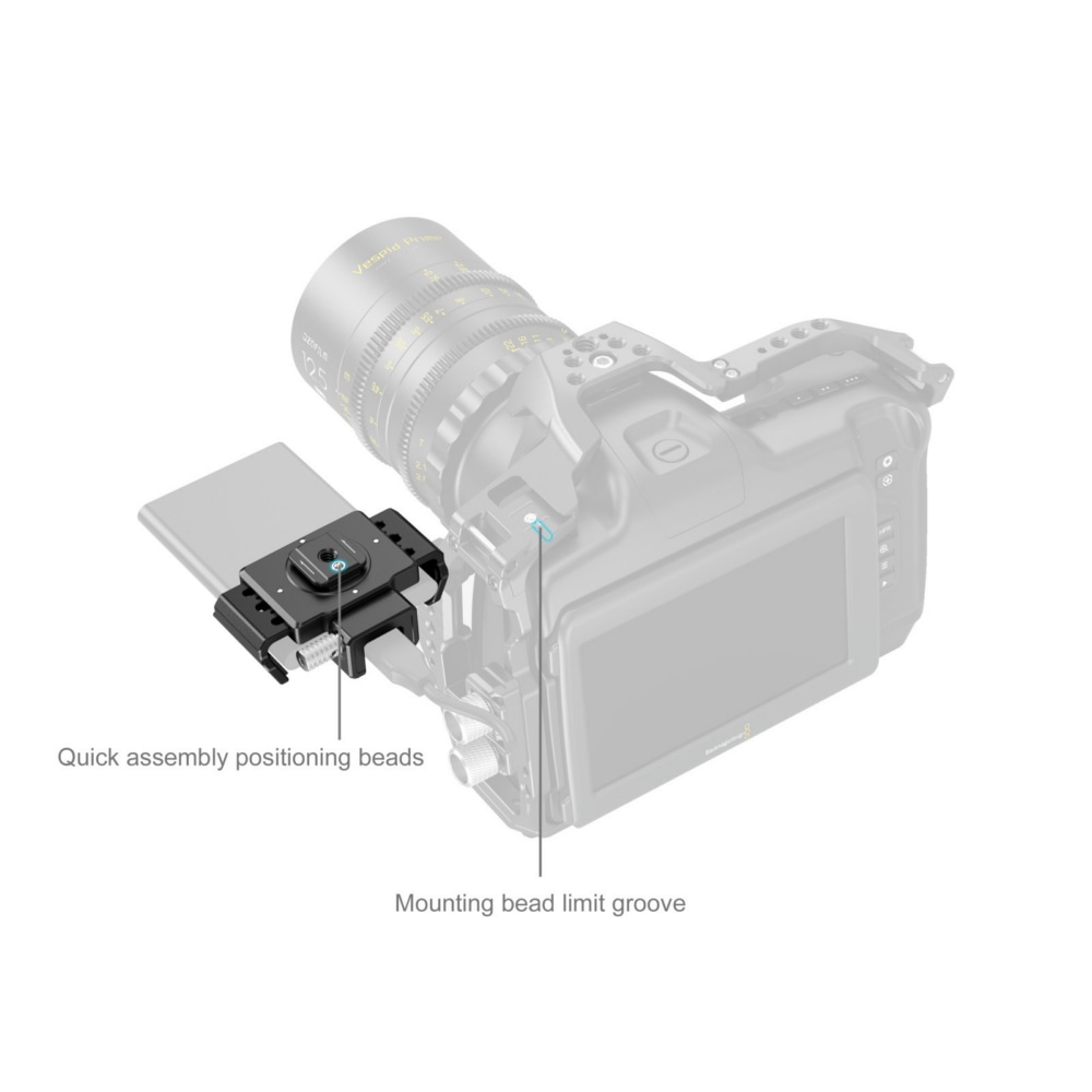 SmallRig 3272B SSD Clamp For Cage BMD Cinema Camera 6K