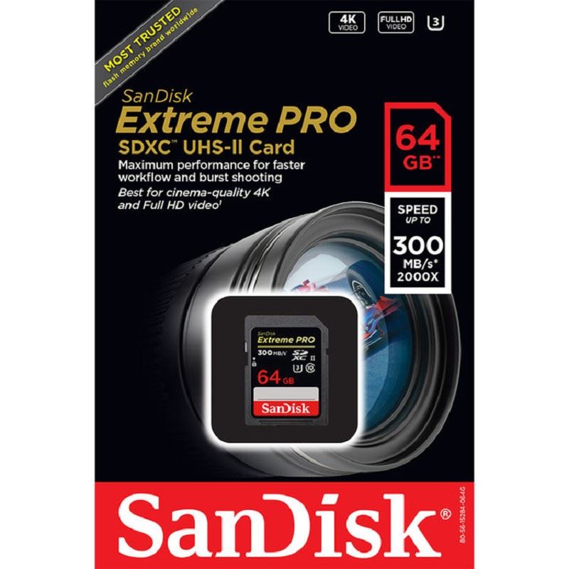 Sandisk Sdxc Extreme Pro 64Gb 300Mbs Uhs Speed Class Ii sandisk kopen in de aanbieding Sandisk Sdxc Extreme Pro 64Gb 300Mbs Uhs Speed Class Ii sandisk kopen in de aanbieding