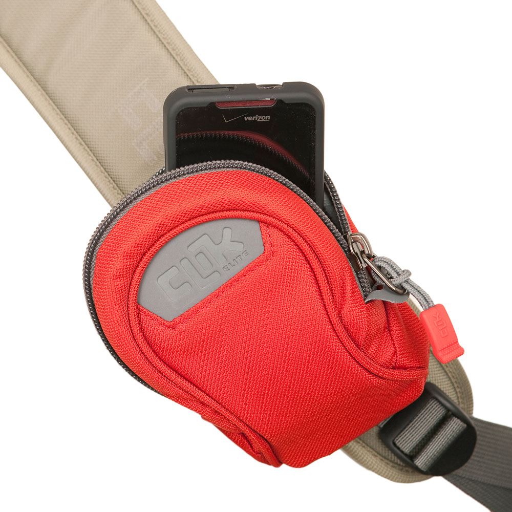 Clik Elite CE100RE Small Camera Accessory Pouch red