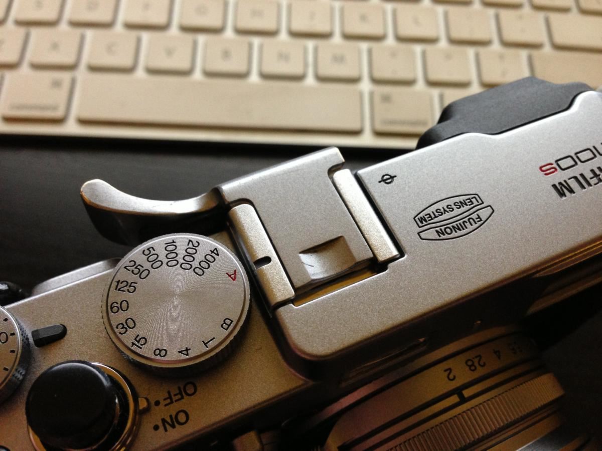 Thumbs up EP-5S Thumb Support voor Fuji X100s en X100 - Zilver