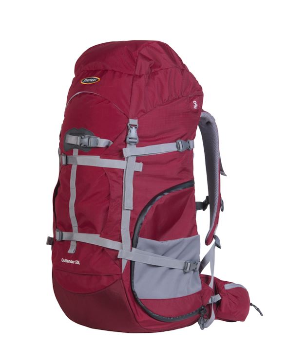 Naneu Pro Outlander 50L Adventure Hiking photo pack Burgundy