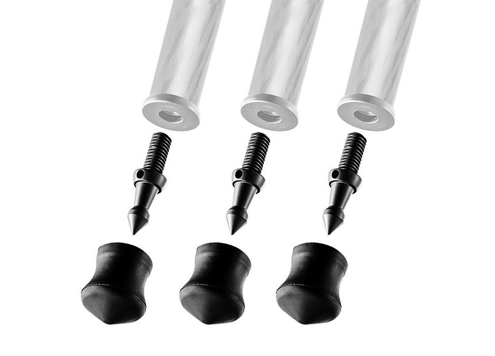 Gitzo GSF30S spike + rubber foot 30mm 3 stuks