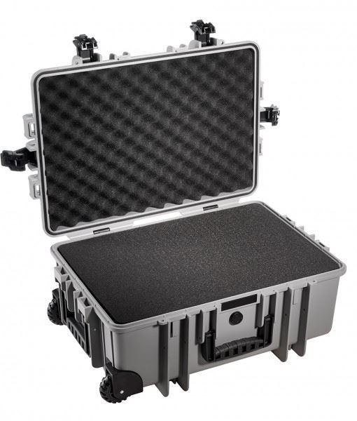 B&W Outdoor Cases Type 6700 - Grijs met Plukschuim