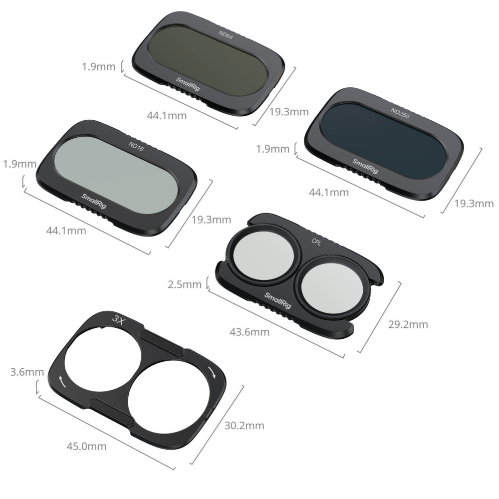 SmallRig 6476 Split Filter Kit For DJI Osmo Pocket 4p