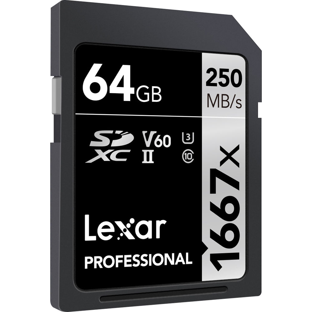 Lexar SDXC Professional UHS-II 1667x 64GB