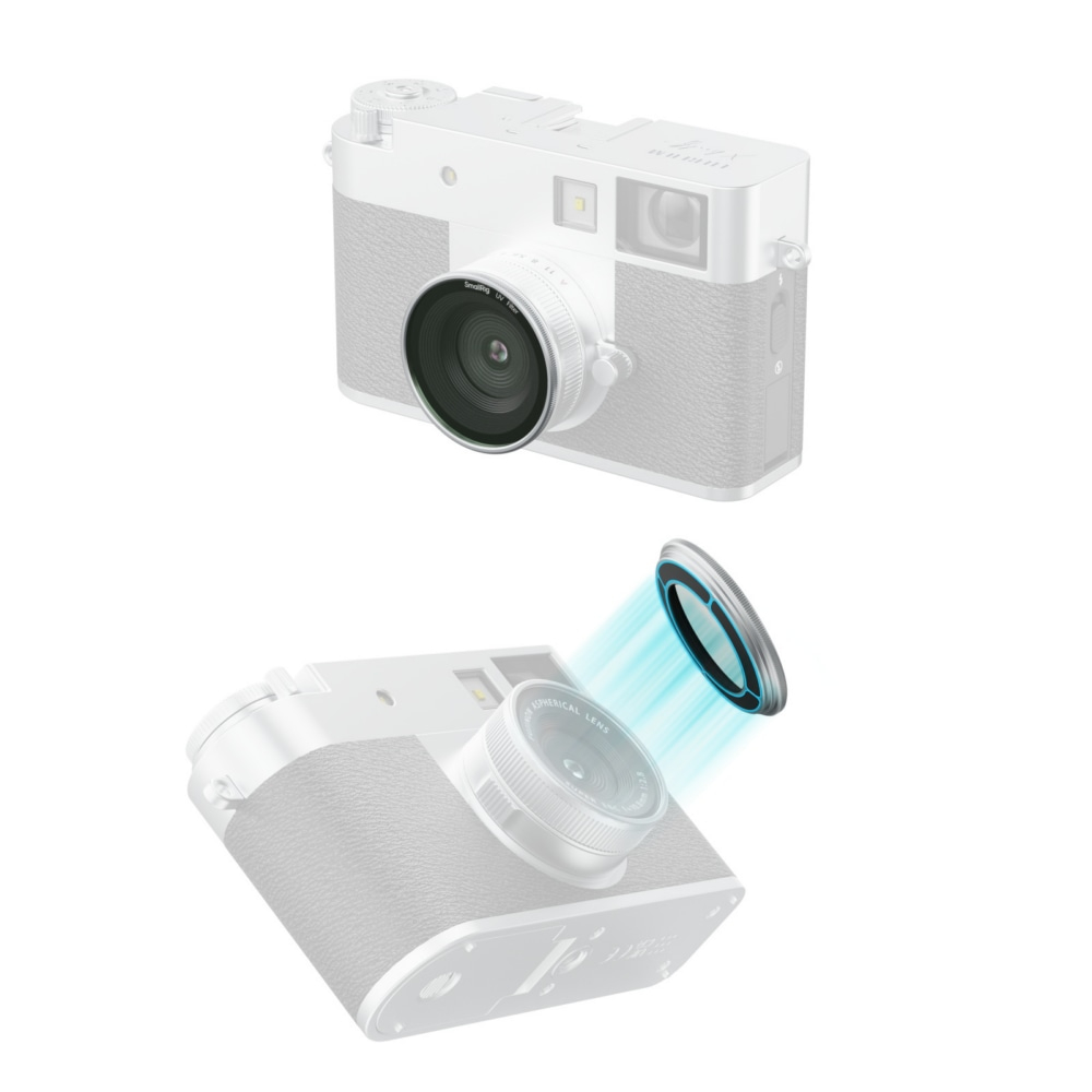 SmallRig 5392 Magnetic UV Filter For Fujifilm X Half (Silver)