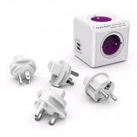 Allocacoc PowerCube ReWirable USB 3x plug IEC EU Cable (FR)
