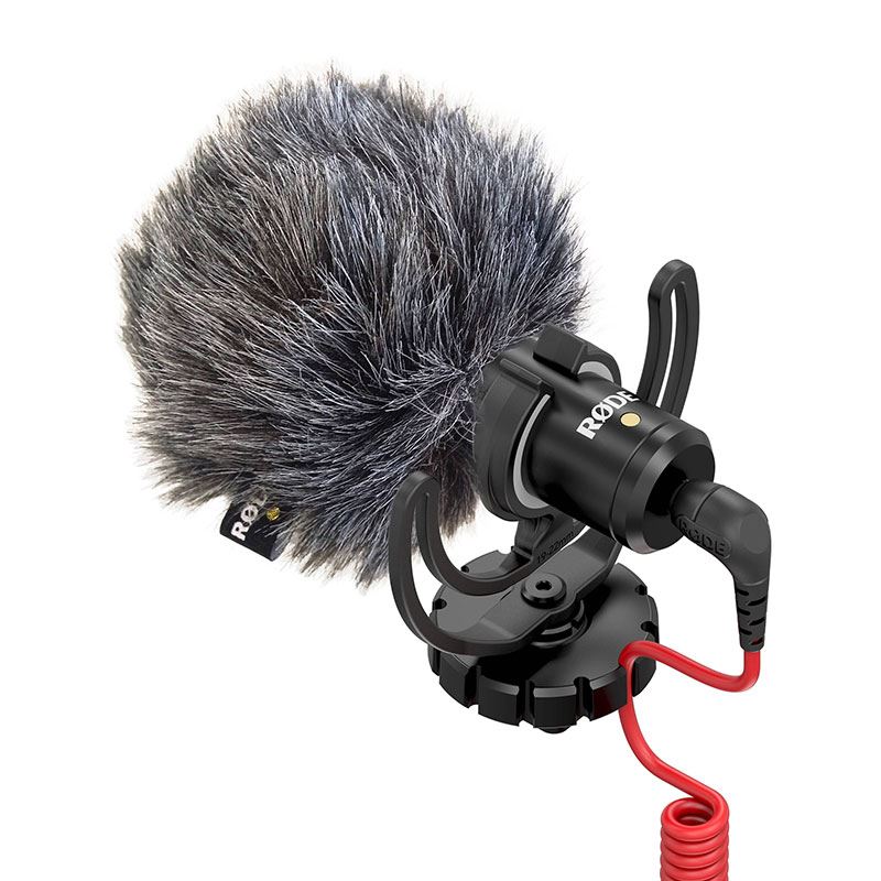 RODE Microphones VIDEO MICRO Cameramicrofoon Zendmethode:Kabelgebonden Incl. kabel Incl. windkap Flitsschoenmontage