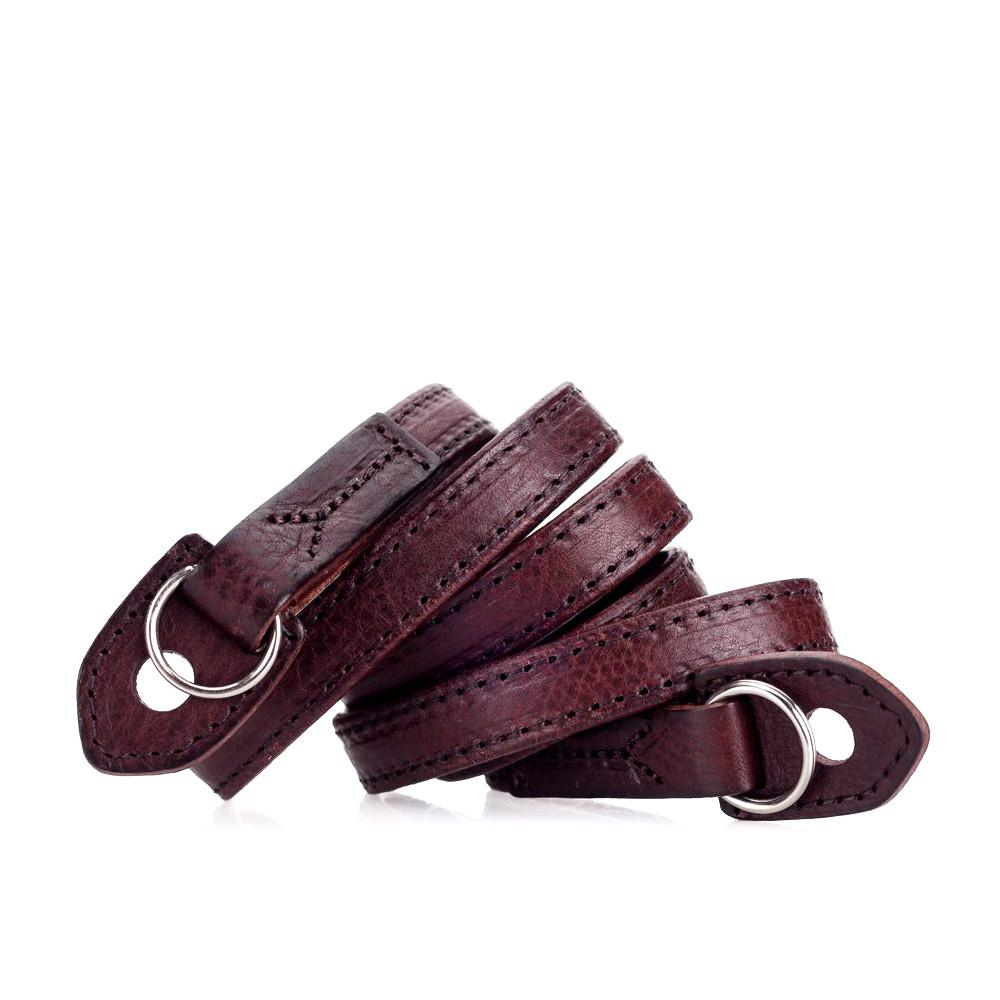 Artisan & Artist Acam 280 Camera riem Italiaans leer Bruin