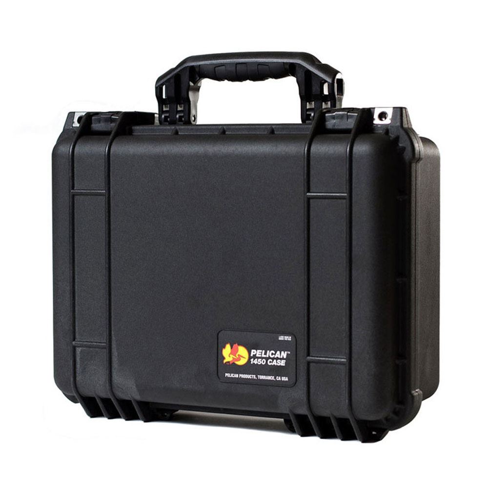 Peli Case 1450 Black 371X259X152Cm Plukschuim Interieur peli kopen in de aanbieding