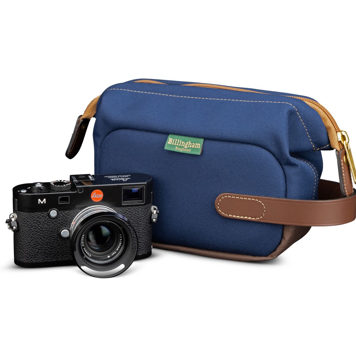 Billingham Capsule 1 - Navy Fibrenyte / Chocolate