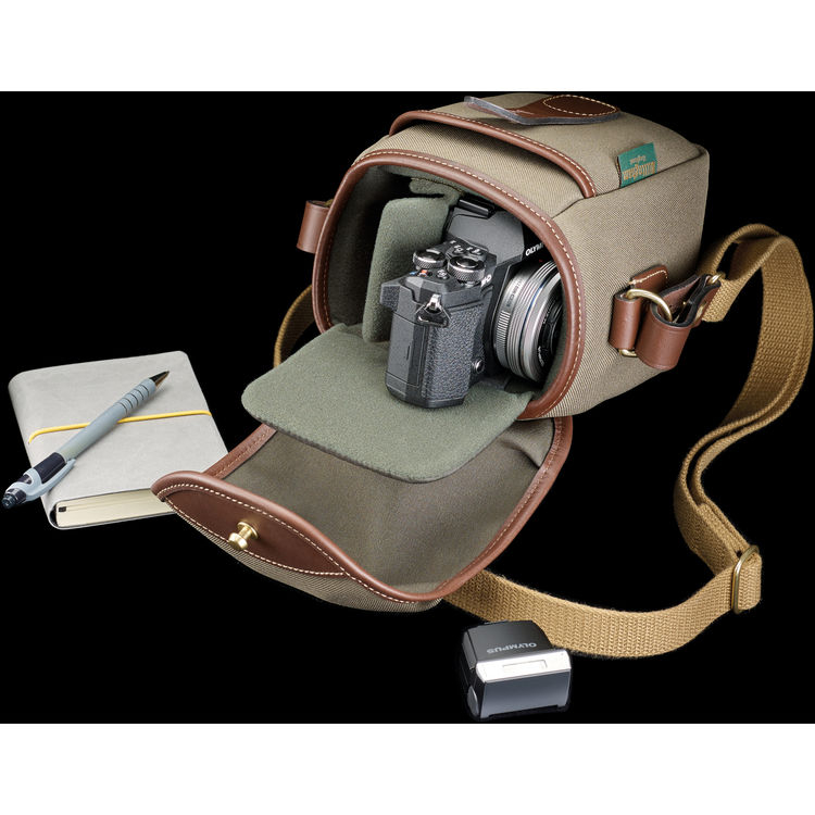 Billingham 72 Camera Pouch - Sage FibreNyte/Chocolate