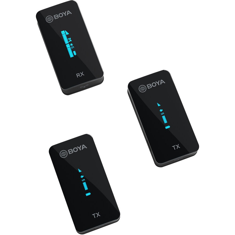 Boya 2.4 GHz Ultra-Compacte Microfoon Draadloos BY-XM6-S2