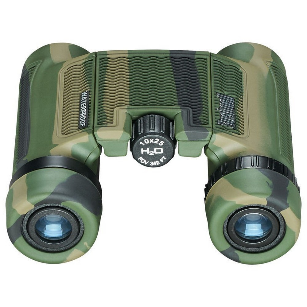 Bushnell H2O 10x25mm camo. roof. WP/FP. twist up eyecups