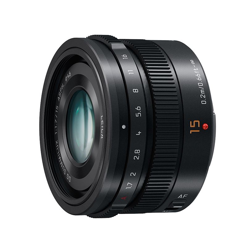 Panasonic Leica DG Summilux 15mm f/1.7 ASPH - Zwart