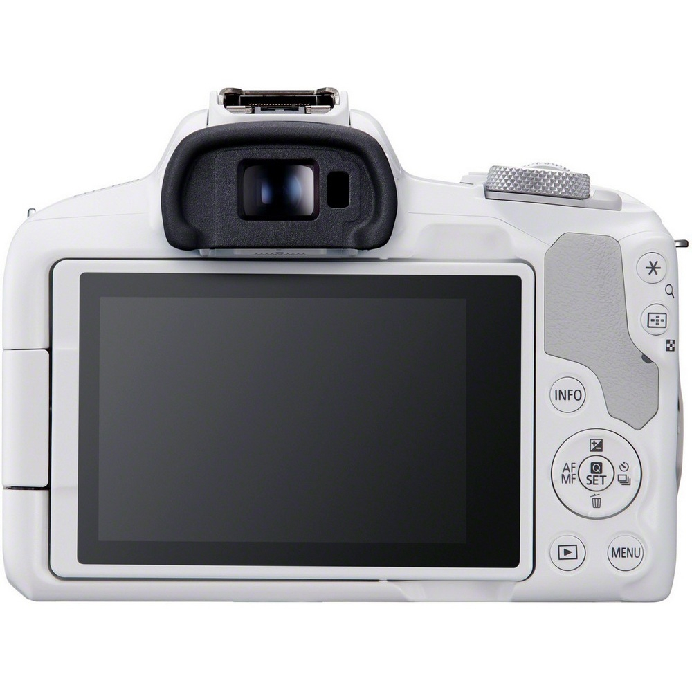 Canon EOS systeemcamera R50 WIT + RF-S 18-45 IS STM-kit