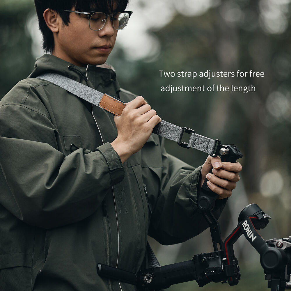 SmallRig 4383B Sling Handle with Weight-Reducing Shoulder Strap Kit for