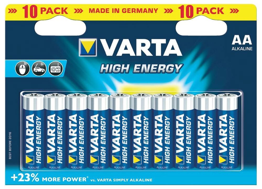 Oprechtheid Maak avondeten compenseren Varta AA-batterijen - 10 stuks