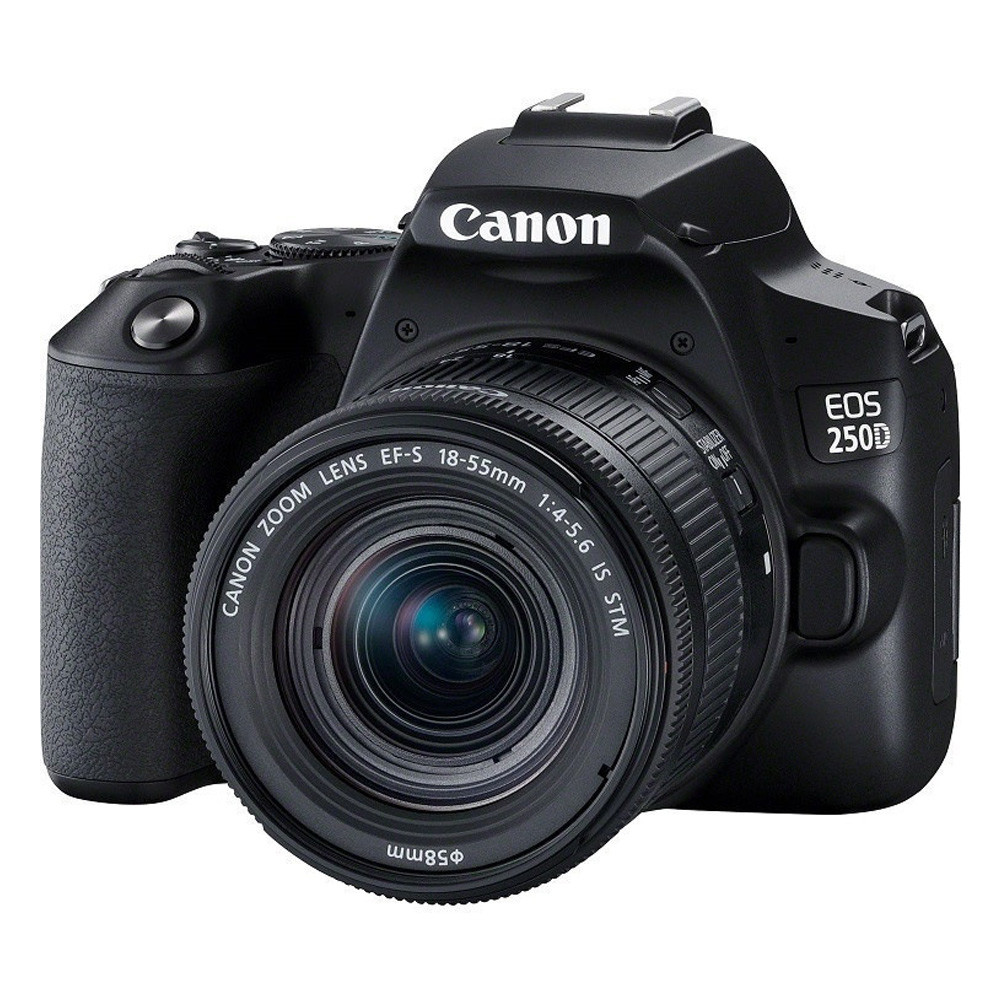 Canon カメラ Canon EOS 250D Zwart + 18-55mm IS STM