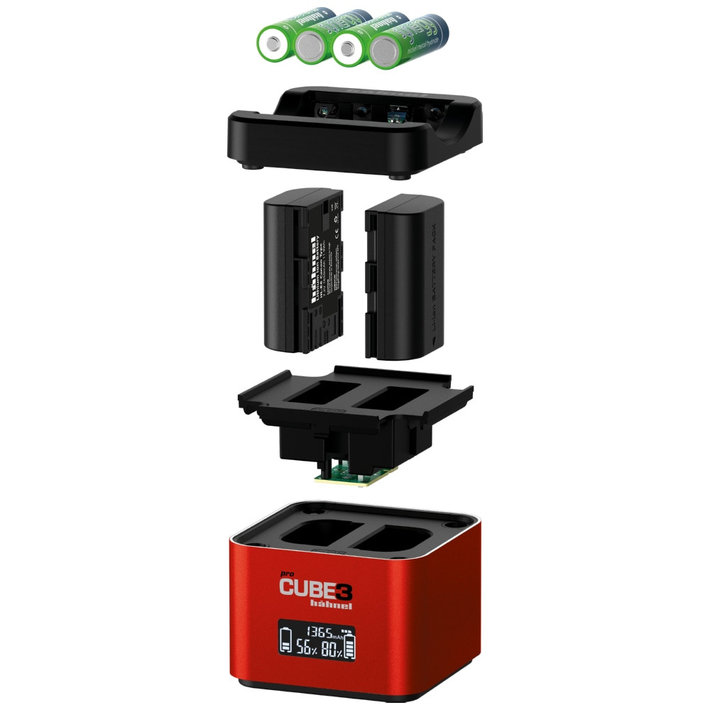 Hähnel - ProCube3 - Voor Fujifilm - DSLR Duo Charger - Sneller opladen - USB Type-C ingang