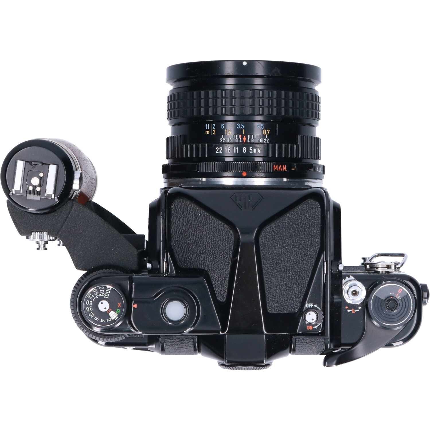 Tweedehands Asahi Pentax 6×7 MLU met SMC Pentax 67 45mm f/4 CM2571