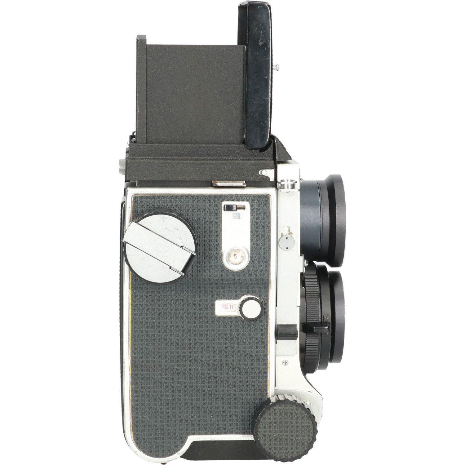 Tweedehands Mamiya C220 + Sekor 80mm f/2.8 Blue dot CM3182