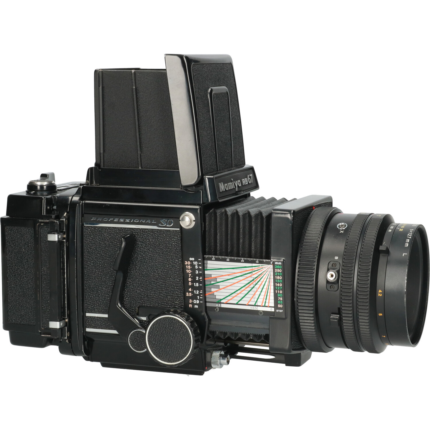 Tweedehands Mamiya RB67 Pro-SD + Mamiya K/L 127mm f/3.5 L CM3263