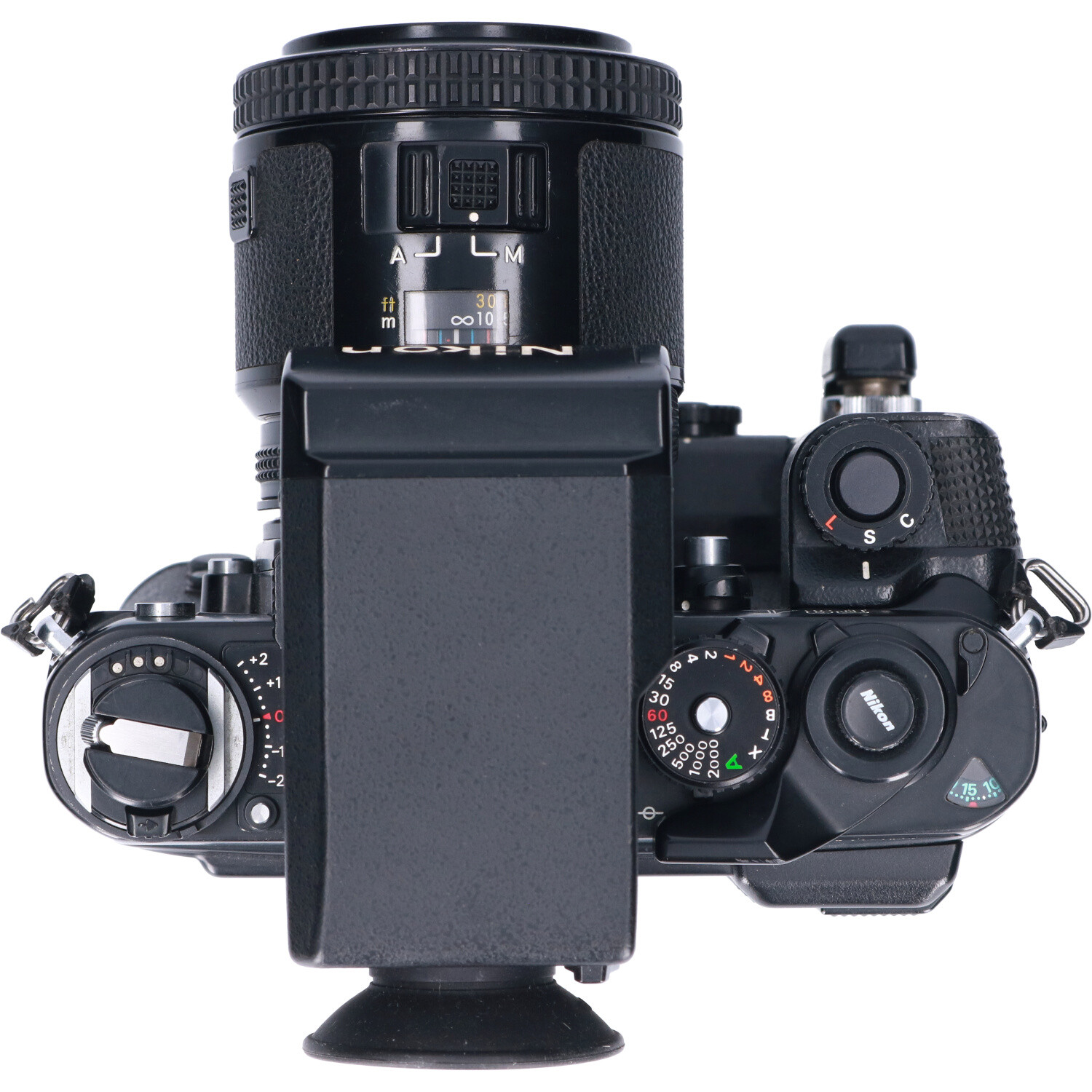 Tweedehands Nikon F3AF met DX-1 en 80mm f/2.8 CM3795