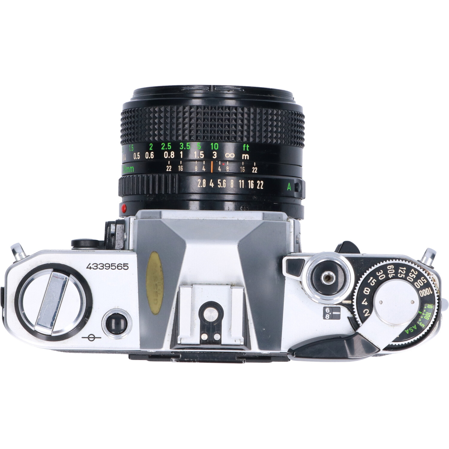 Tweedehands Canon AE-1 met FD 28mm f2.8 new CM5252