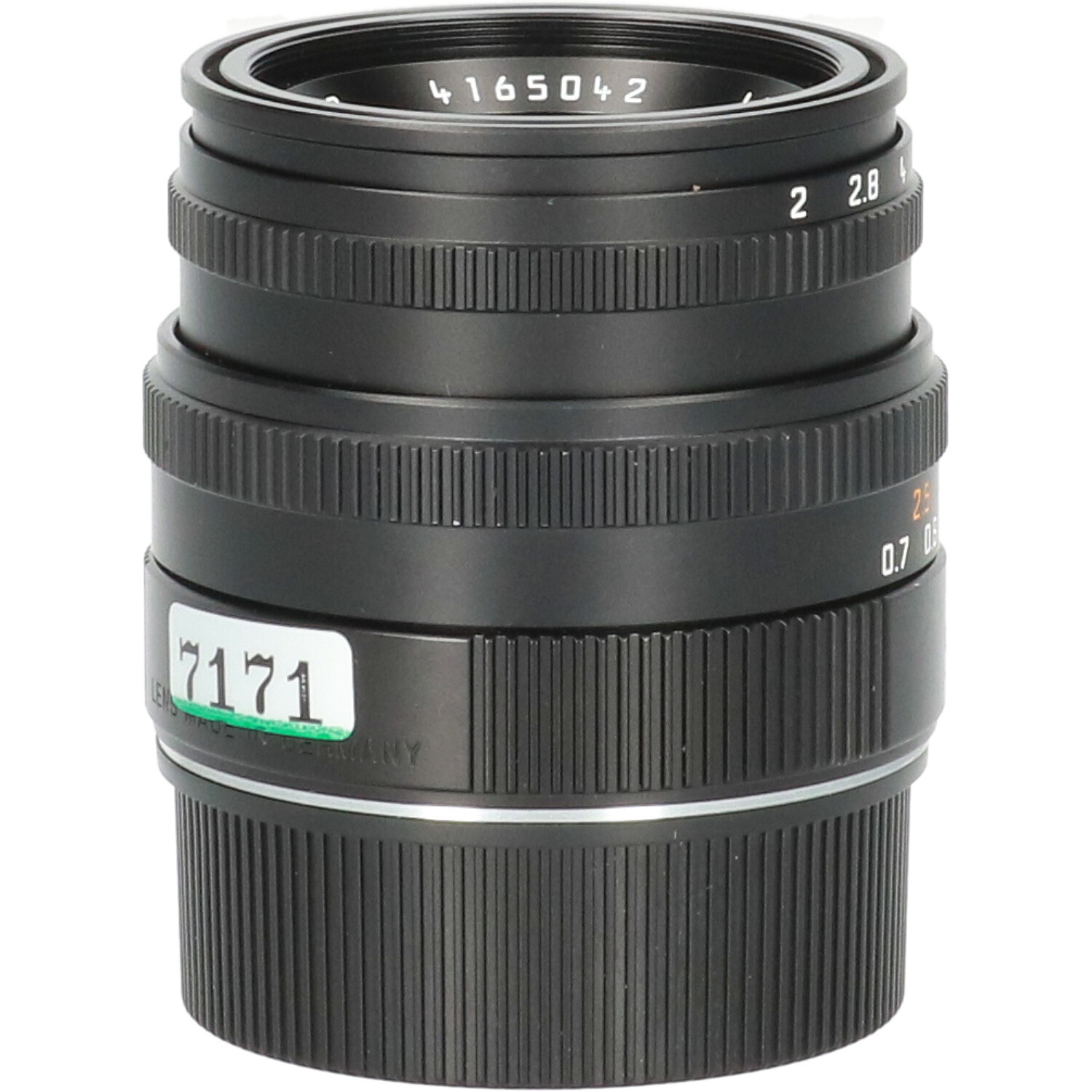 Tweedehands Leica Summicron-M 50mm f/2.0 Zwart CM7171