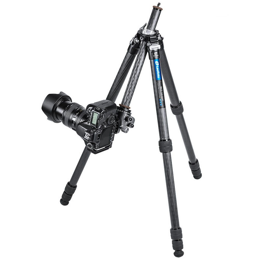 Leofoto MR O LO-324C Carbon Statief w/ Leveling Middenzuil