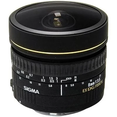 【CANON】SIGMA 8mm F3.5 EX DG FISHEYE Sigma 8mm f/3.5 EX DG Fisheye Canon