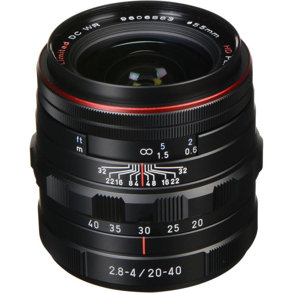 Pentax HD DA 20-40mm f/2.8-4.0 ED DC WR - Zwart Pentax HD DA 20-40mm f/2.8-4.0 ED DC WR - Zwart