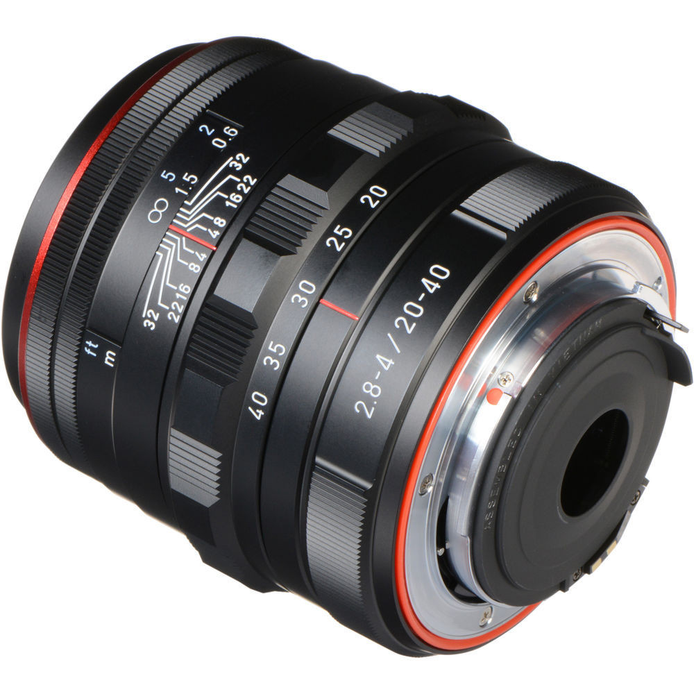 Pentax HD DA 20-40mm f/2.8-4.0 ED DC WR - Zwart Pentax HD DA 20-40mm f/2.8-4.0 ED DC WR - Zwart