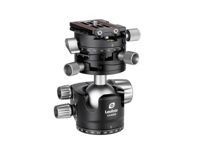 Leofoto Ballhead LH-40GR geared panning clamp