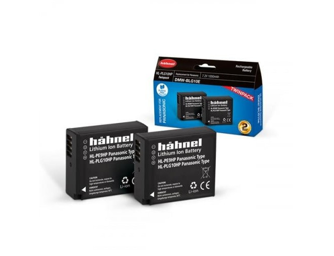 Hahnel HL-PLG10HP Panasonic Type Twin Pack