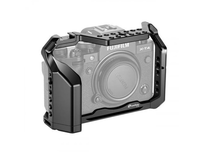 Leofoto Camera Cage met grip voor Fuji X-T4