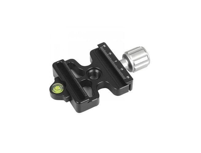 Leofoto DC-50 QR Clamp for Arca and Manfrotto 200PL (inclusief baseplate)